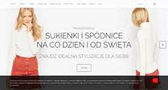 Desktop Screenshot of modnaszafa.pl